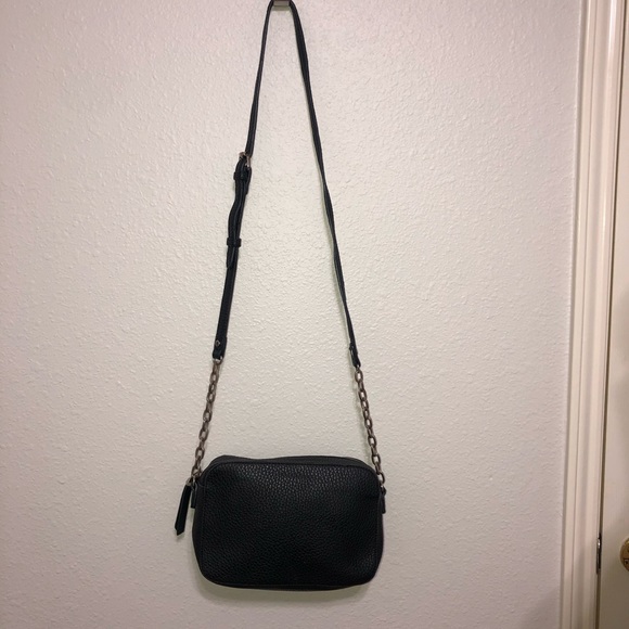 Phase3 Vegan Leather Black Crossbody Bag - Picture 4 of 7